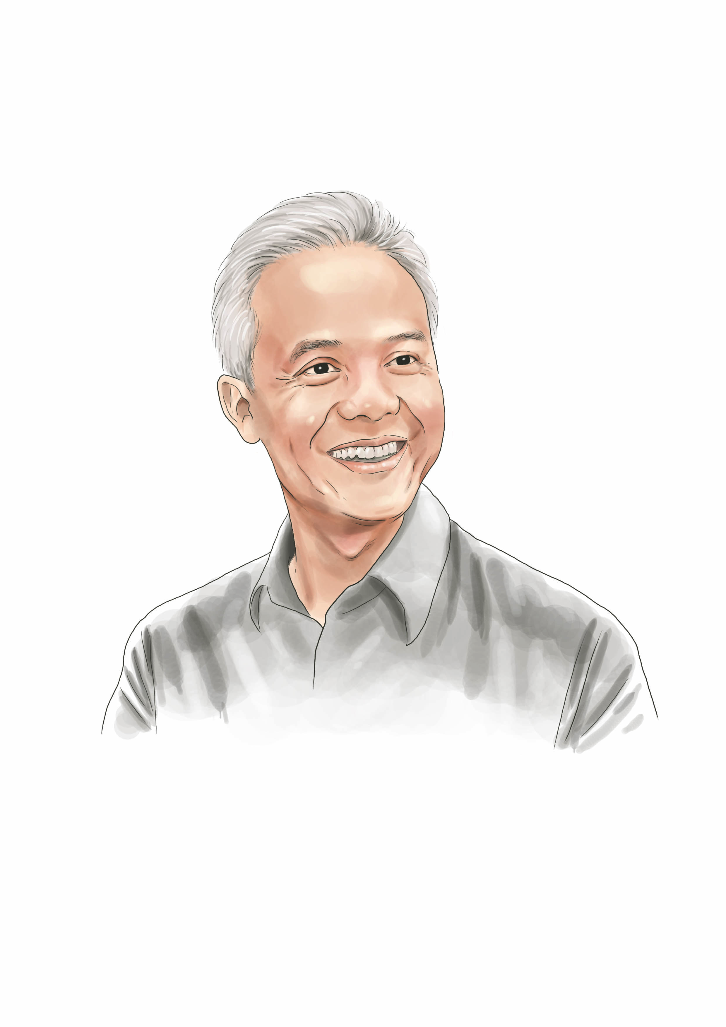 Sketsa Ganjar Pranowo