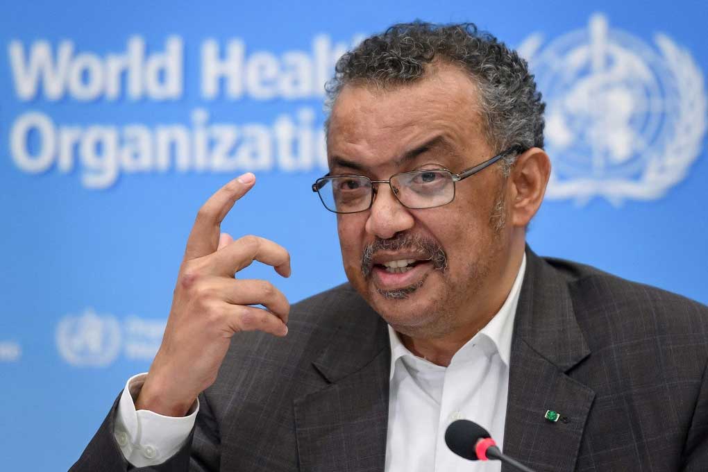 Kepala WHO Tedros Adhanom Ghebreyesus 