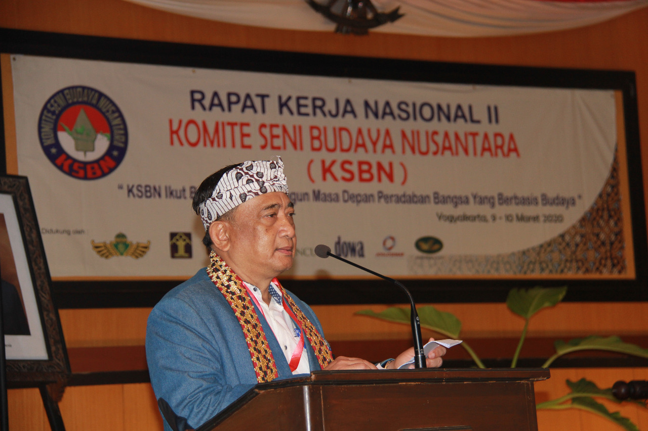 Ketua Umum Komite Seni Budaya Nusantara (KSBN), Mayor Jenderal TNI (Purn), Drs. Hendardji Soepandji, SH. 