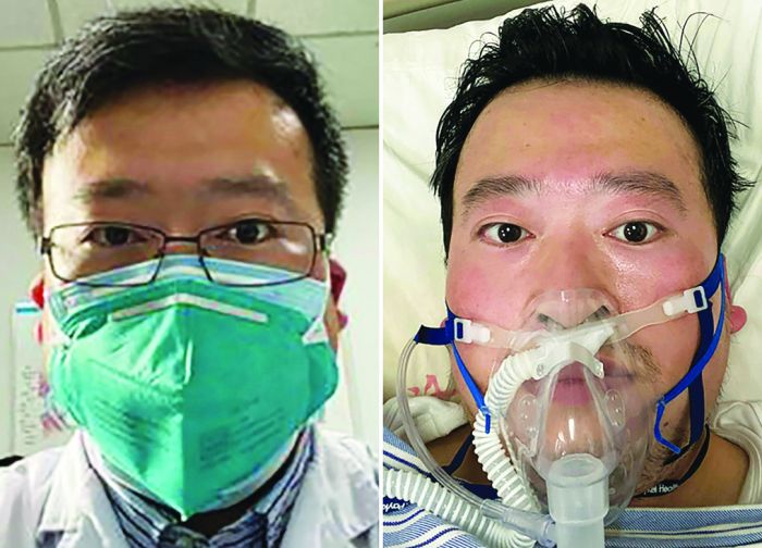 Dr Li Weliang pengungkap virus korona baru atau covid-19 di Wuhan. 