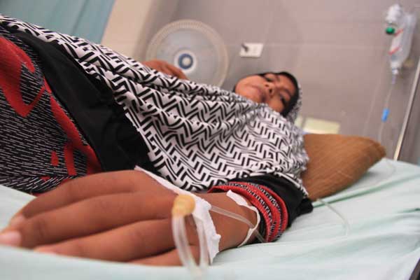 Ilustrasi penderita DBD