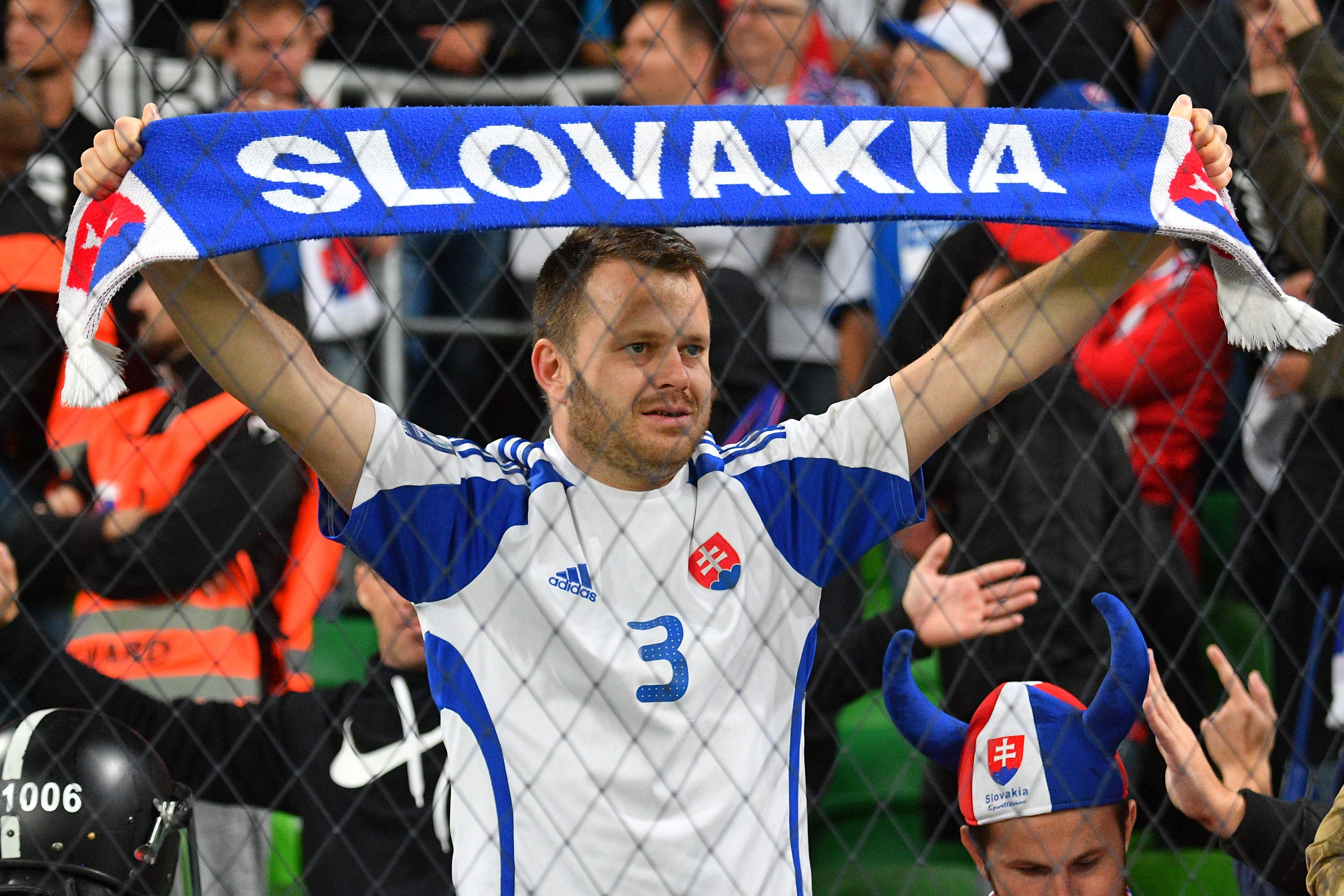 Pendukung timnas Slovakia