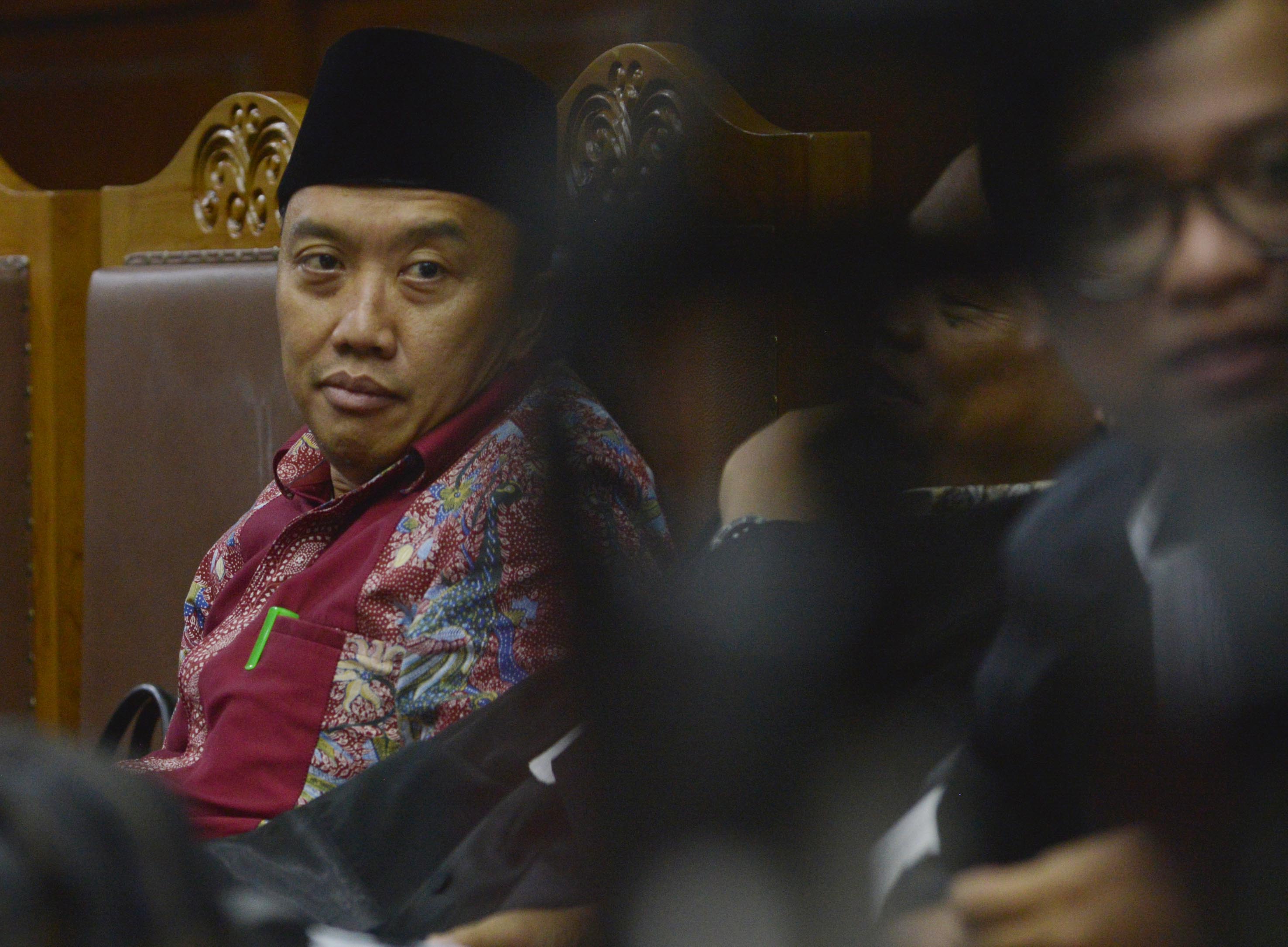 Terdakwa mantan Menpora, Imam Nahrawi, menghadiri sidang lanjutan terkait kasus suap di Pengadilan Tipikor, Jakarta.