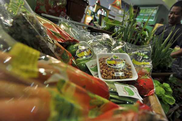 Bahan makanan organik.