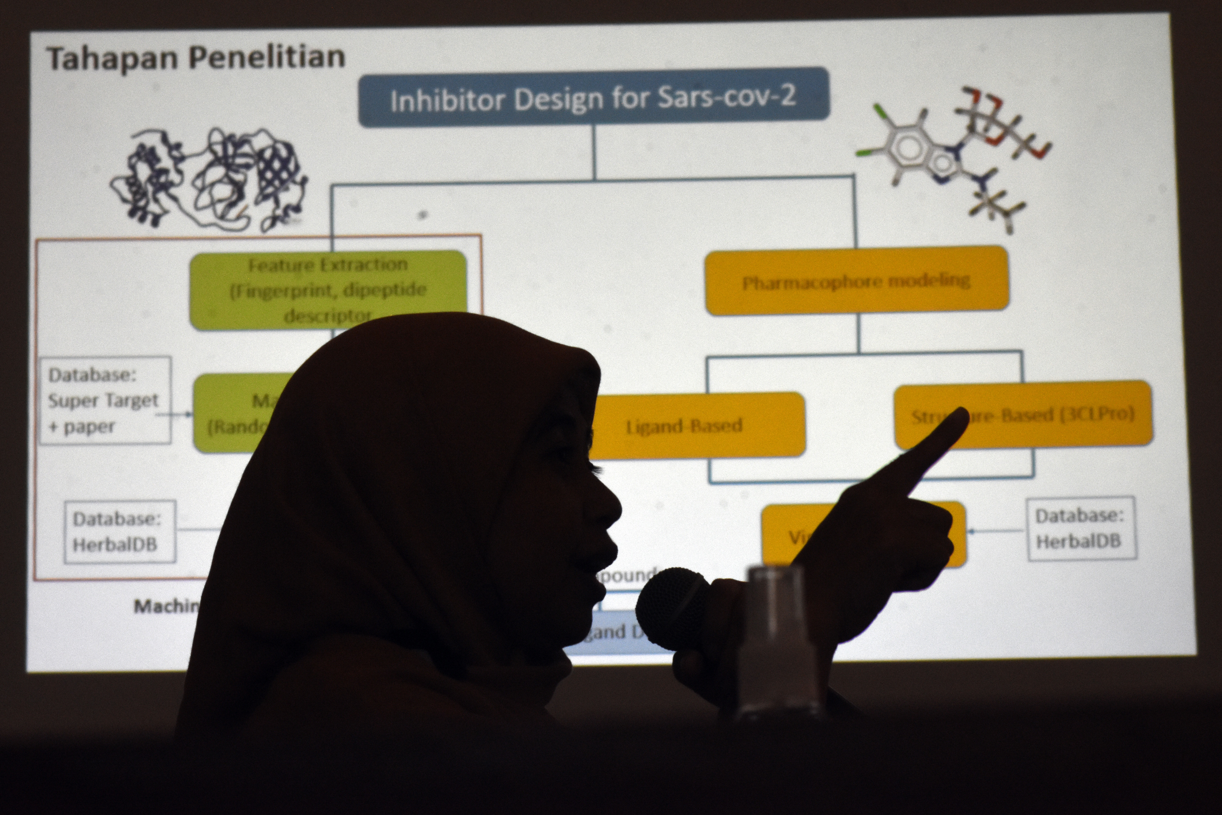 Penelitii UI menjelaskan tahapan penelitian menemukan kandidat antivirus korona