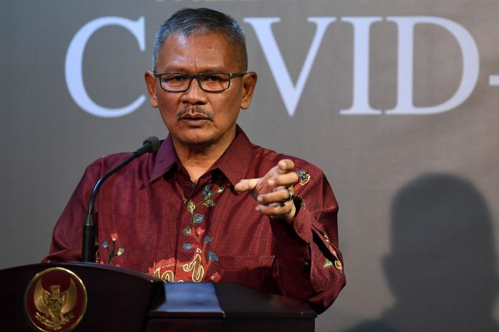 Juru Bicara Pemerintah untuk Penanganan coronavirus 2019 (Covid-19) Achmad Yurianto