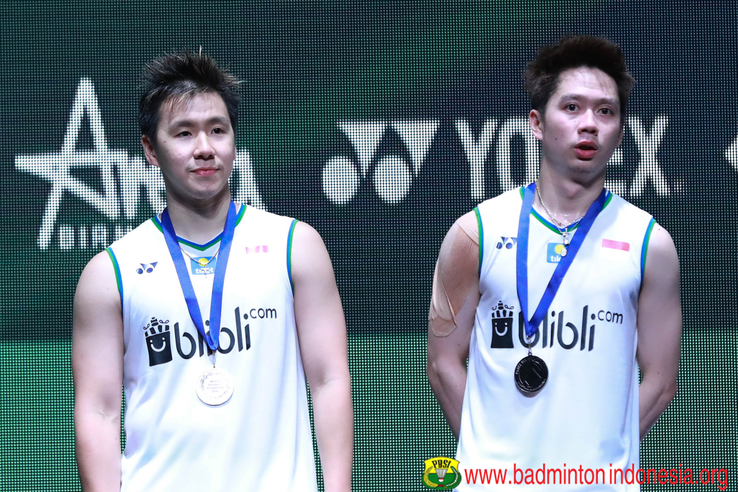Ganda putra Kevin Sanjaya Sukamuljo/Marcus Fernaldi Gideon