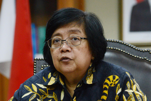  Menteri Lingkungan Hidup dan Kehutanan (LHK) Siti Nurbaya Bakar