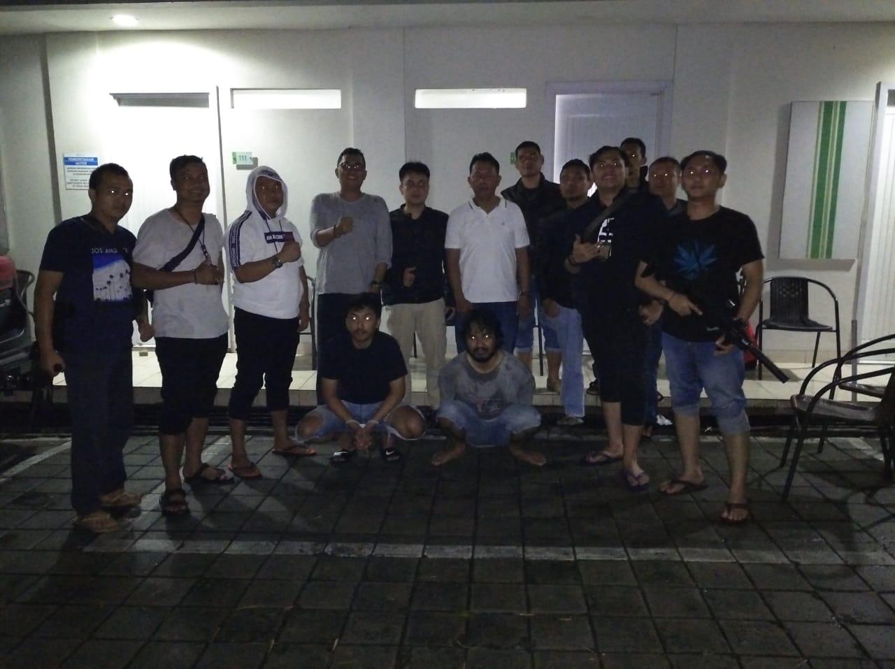 Tim Bareskrim Polri Saat mengkap pelaku penyeludupan WN  Sri Lanka