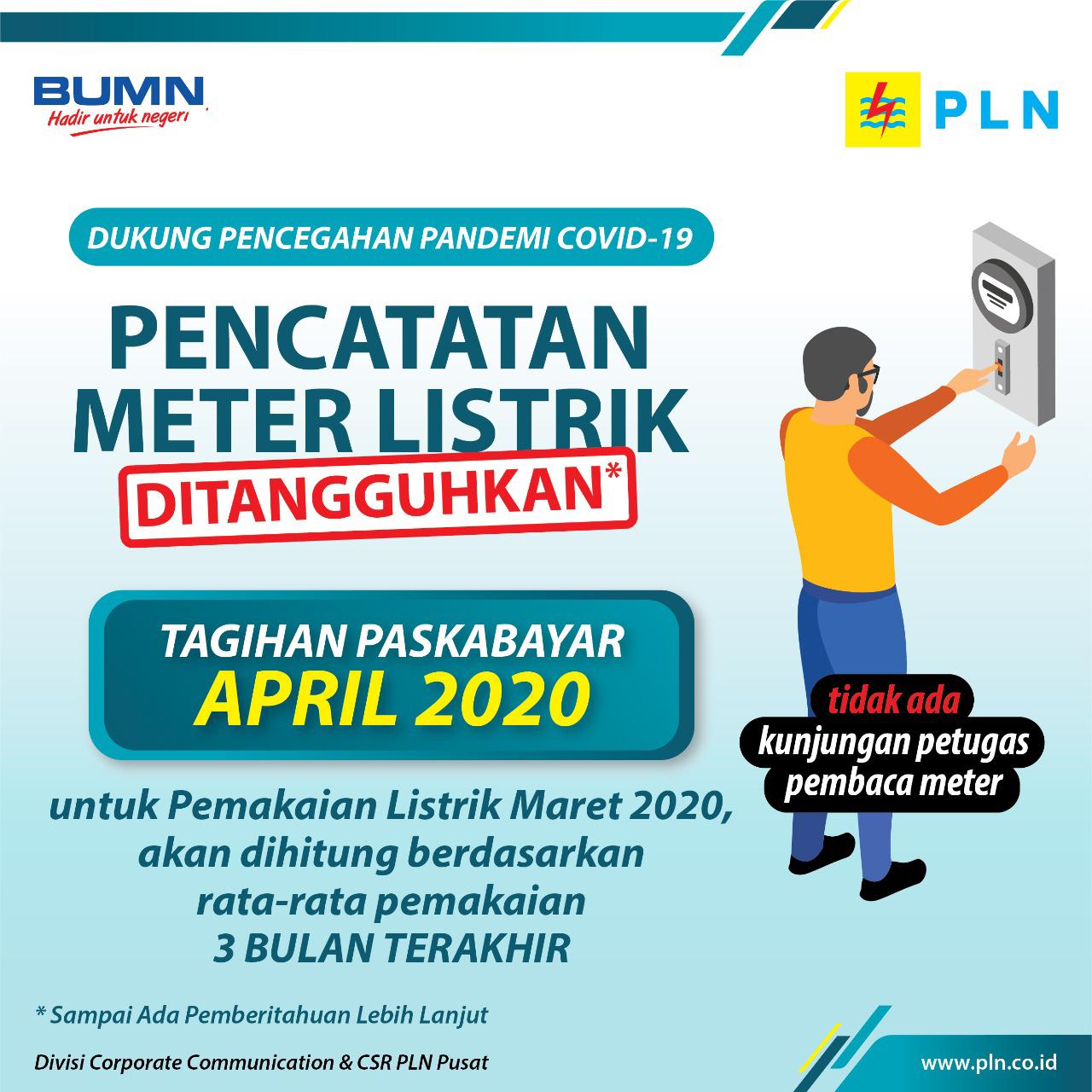 Flyer pencatatan meter listrik