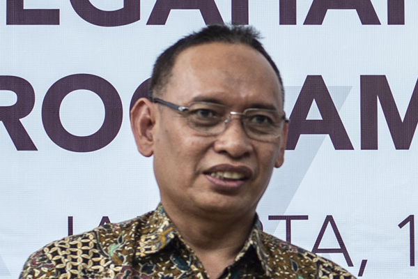 KETUA Lembaga Tes Masuk Perguruan Tinggi (LTMPT)/Rektor Universitas Airlangga Mohammad Nasih 