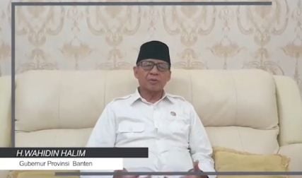 Gubernur Banten Wahidin Halim
