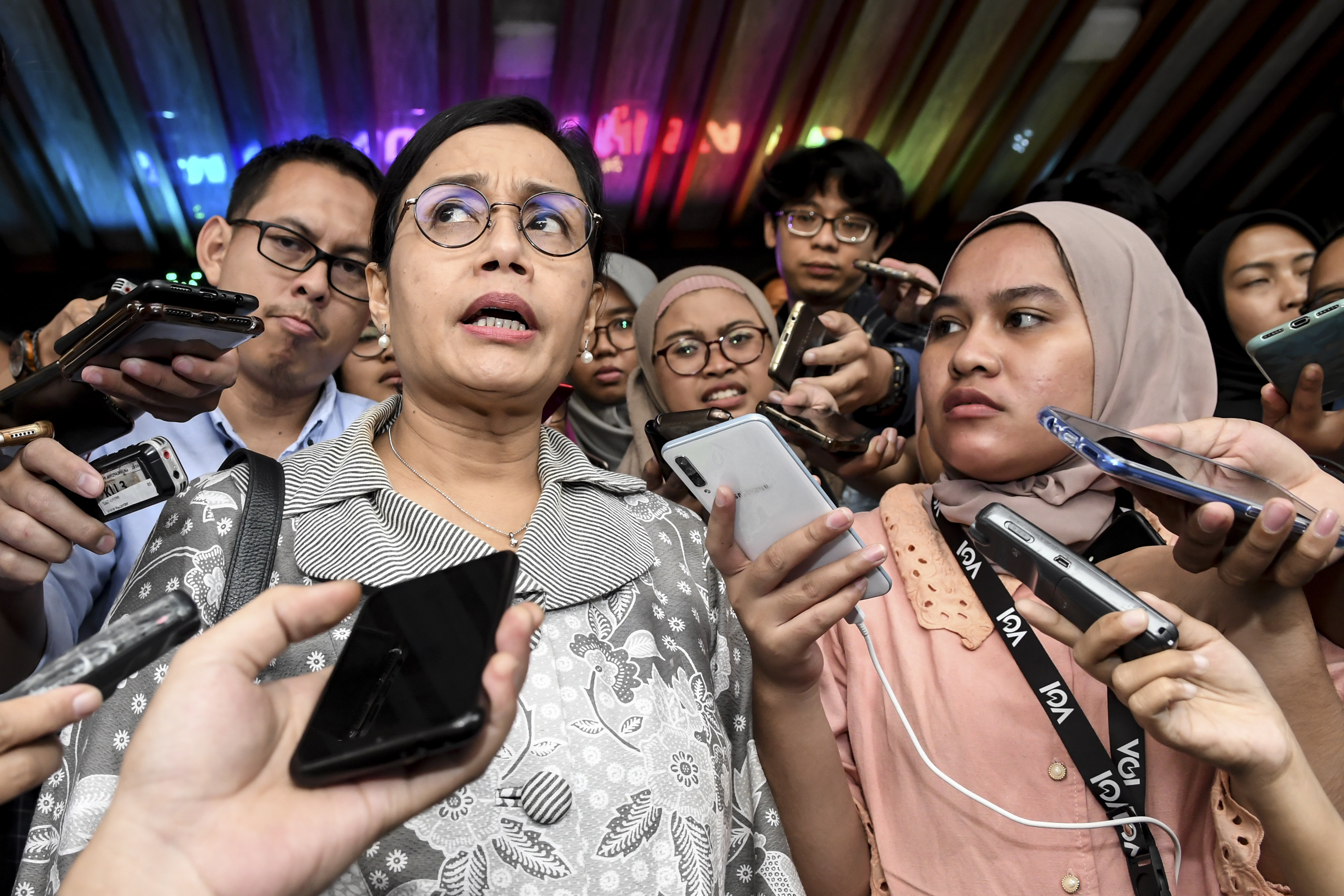 Menteri keuangan Sri Mulyani