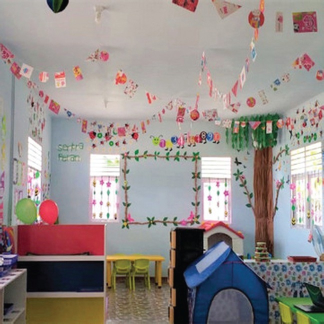 PUSAT PENITIPAN ANAK: Reachout Foundation membangun Surya Kasih Children Day Care, sebuah pusat penitipan anak untuk keluarga berpendapatan 