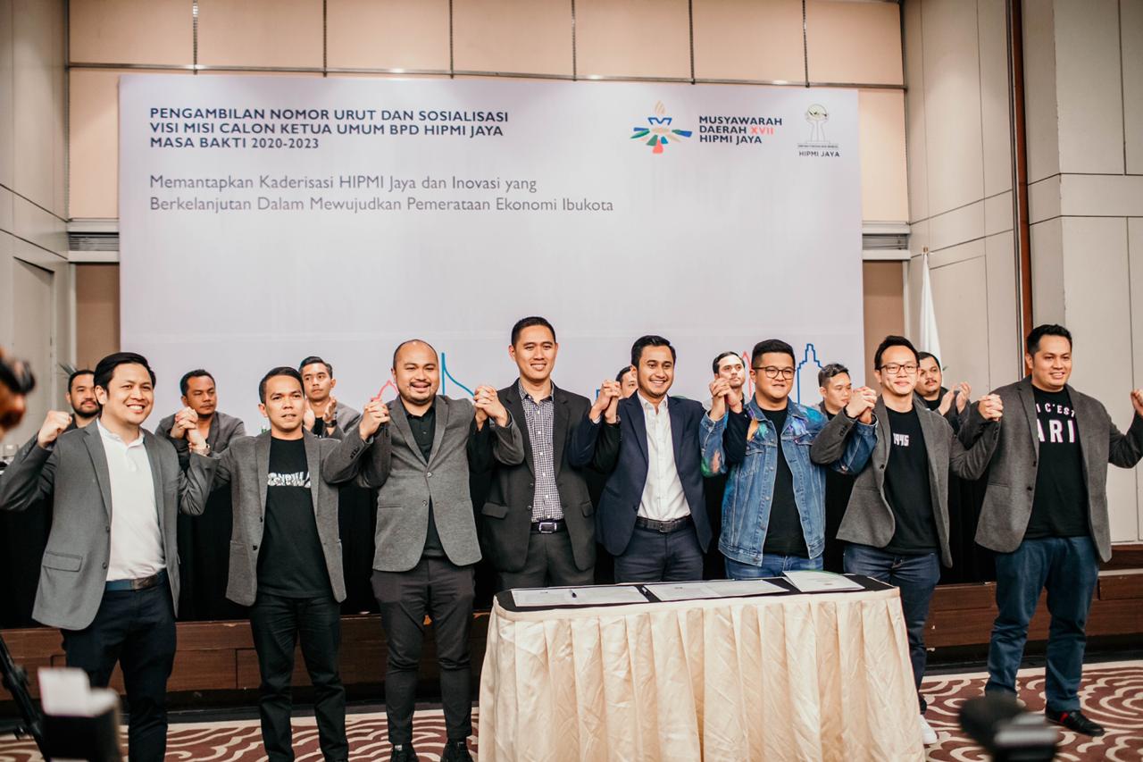 Antisipasi Covid-19 Hipmi Jaya Tunda Musda ke XVII