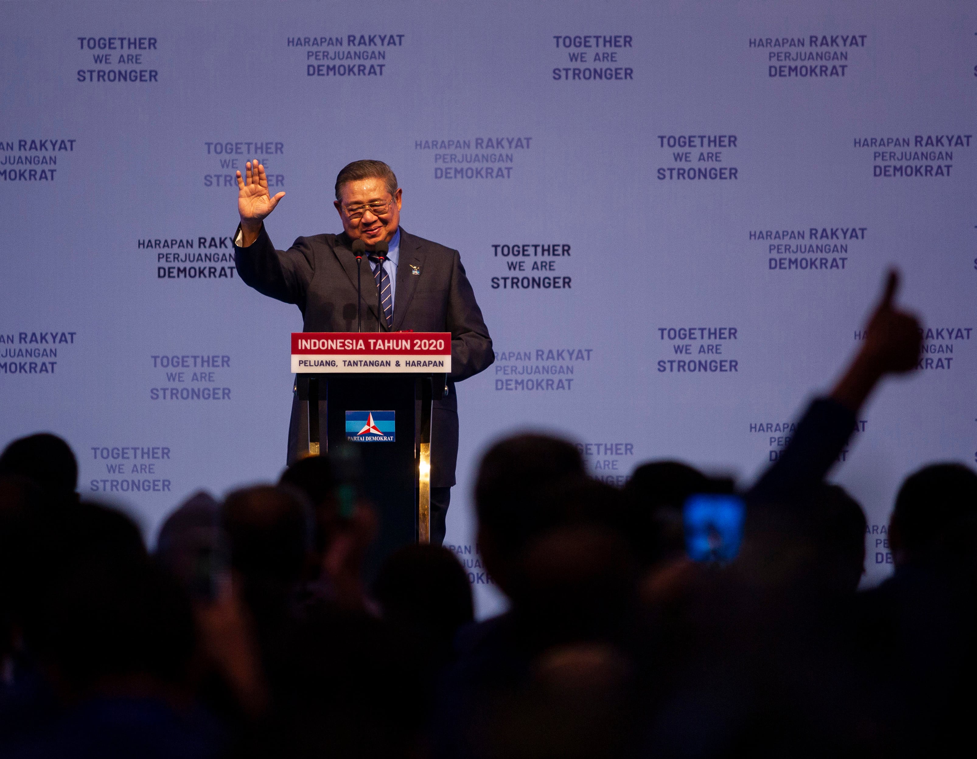 Ketua Umum Partai Demokrat Susilo Bambang Yudhoyono (SBY).