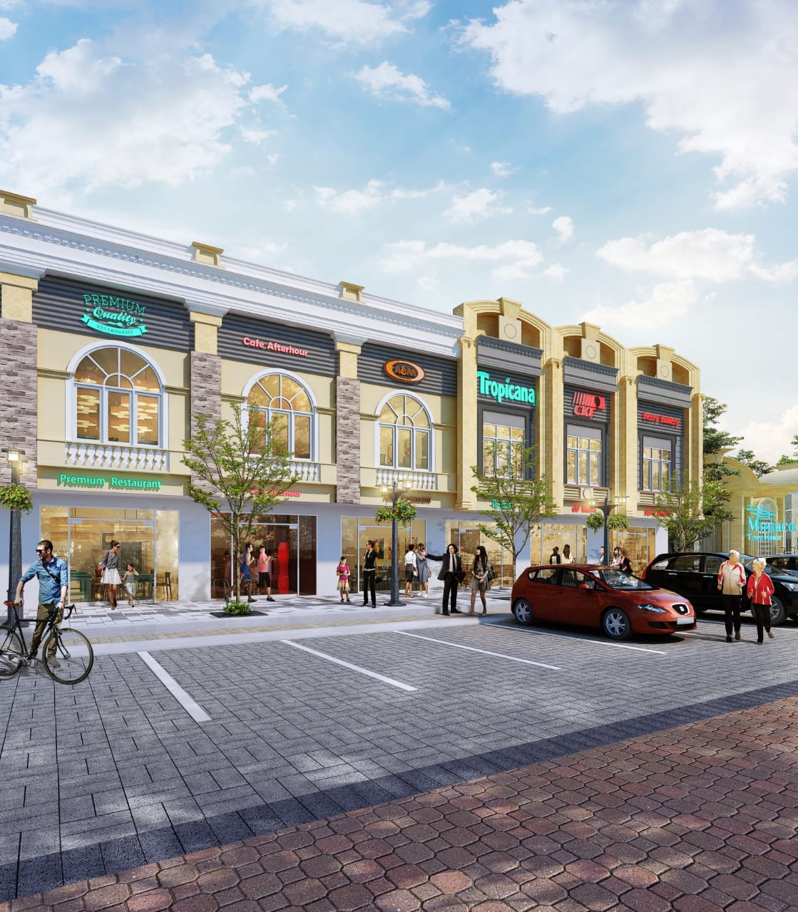 Maket pengembangan ruko Monaco di Jababeka Residences