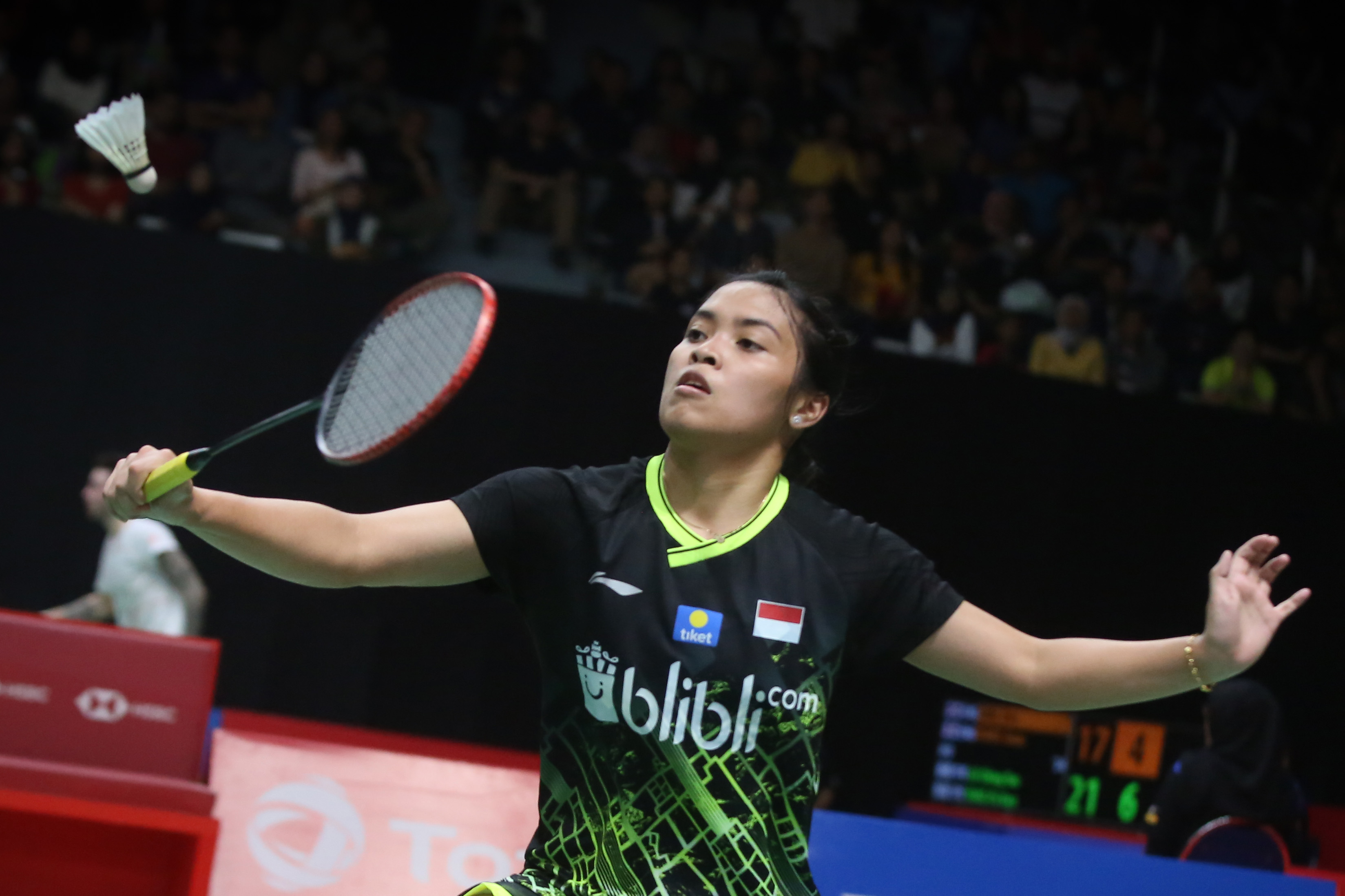 Pebulu tangkis tunggal putri Indonesia Gregoria Mariska Tunjung 