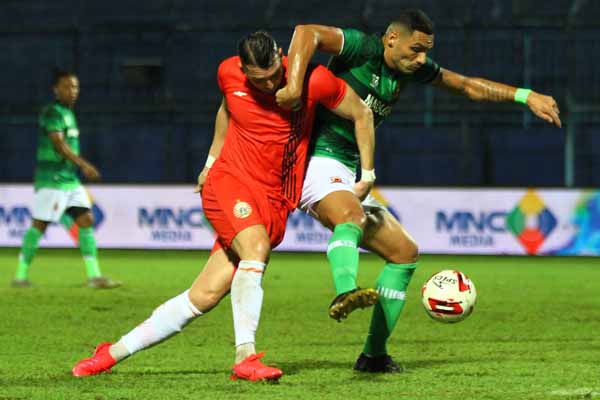 Madura United dalam sebuah pertandingan. 