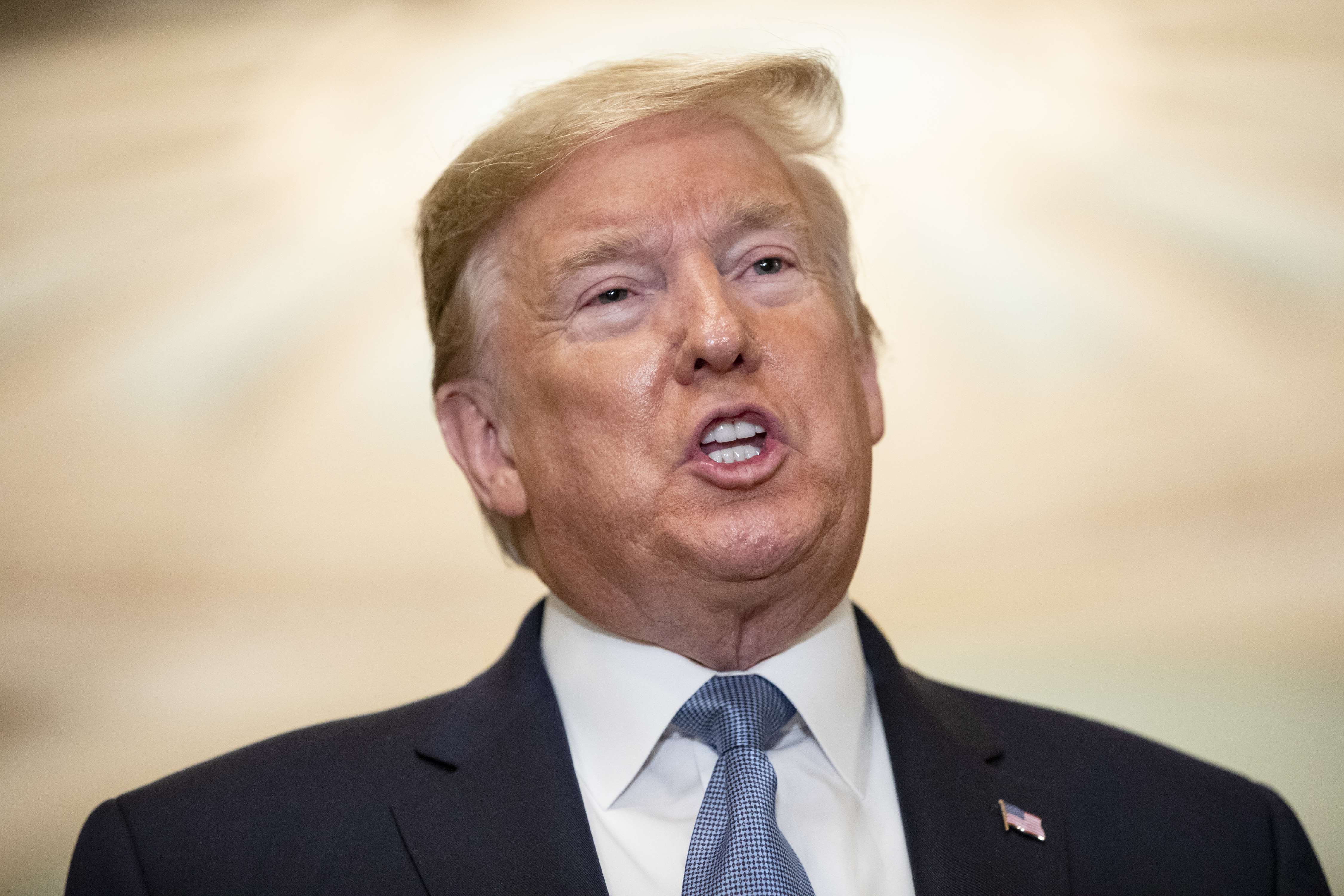 Presiden AS Donald Trump yakin tidak terpapar virus korona. 