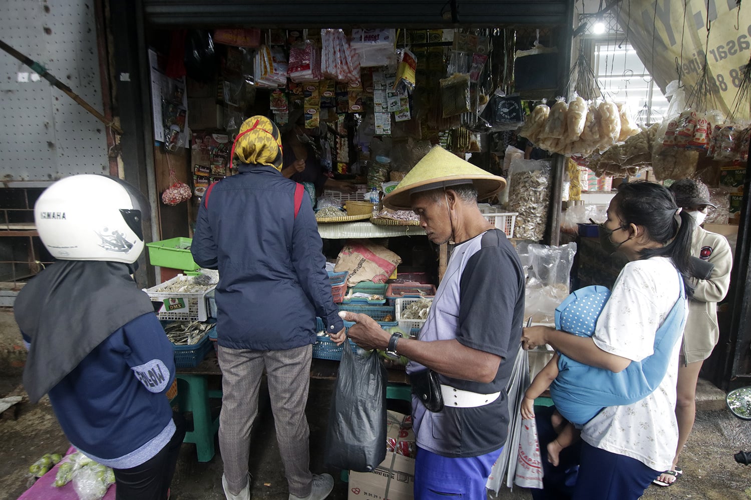 Suasana di Pasar Cipete
