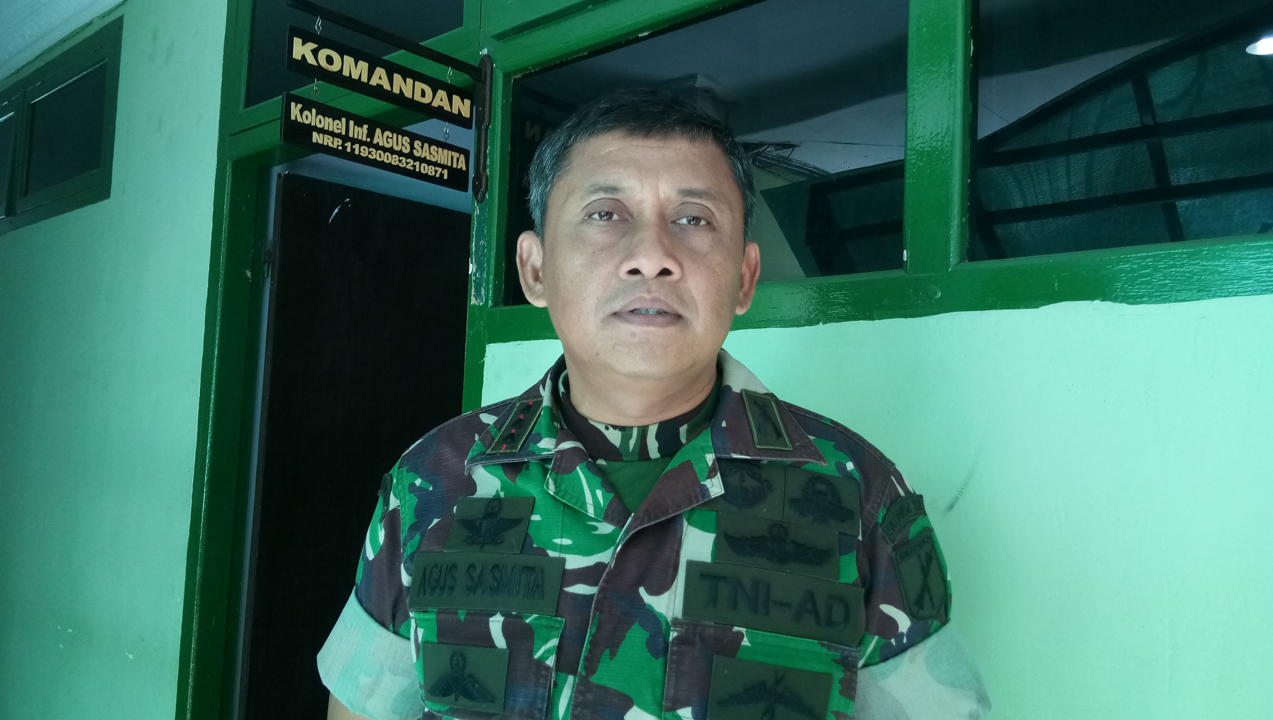 Danrem 132/Tadulako, Kolonel Inf Agus Sasmita