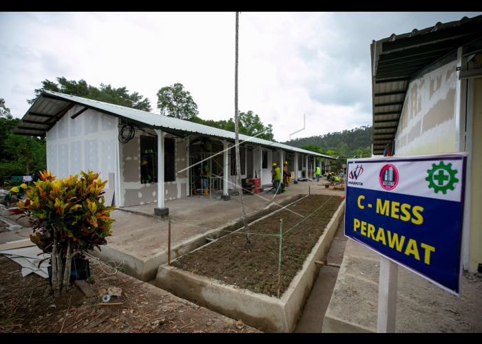 Pembangunan RS Darurat Korona di Pulau Galang, Kepri