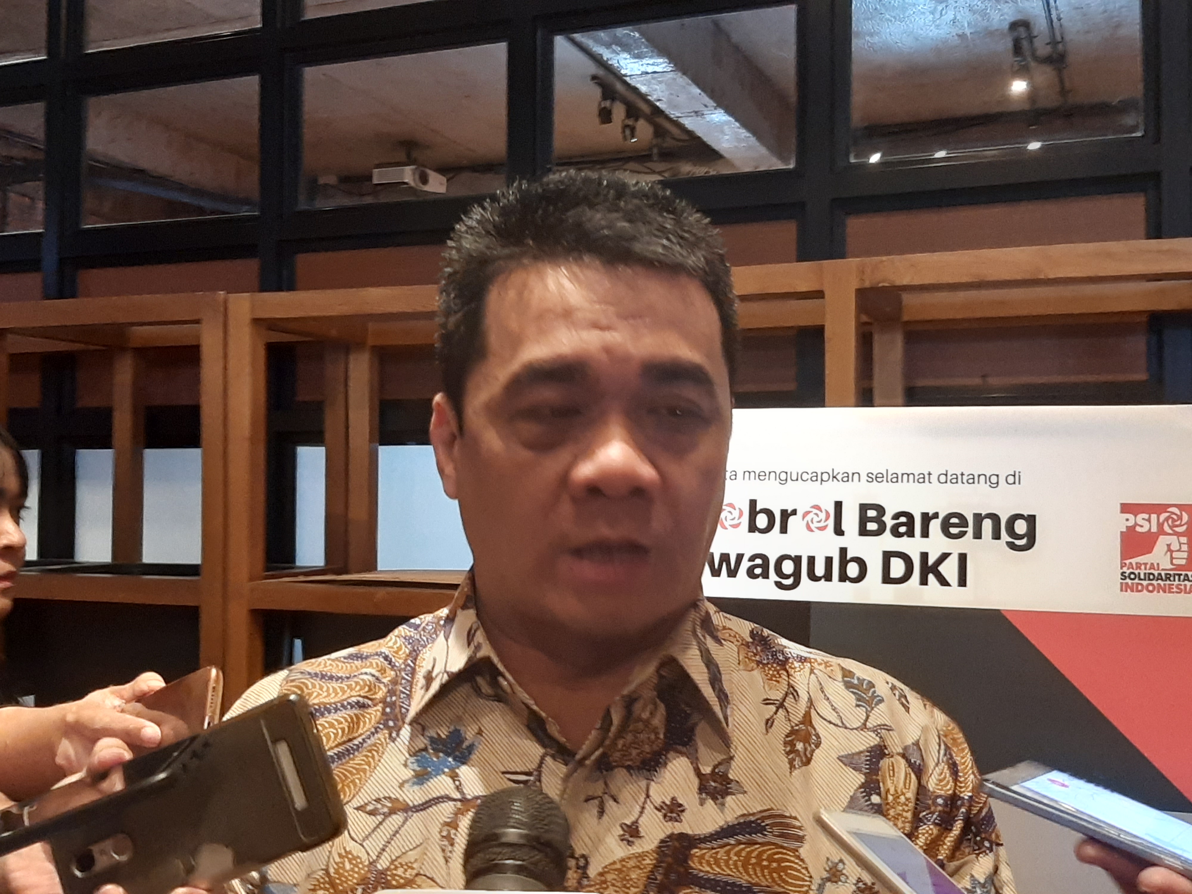 Calon wakil gubernur DKI dari Partai Gerindra, Ahmad Riza Patria.