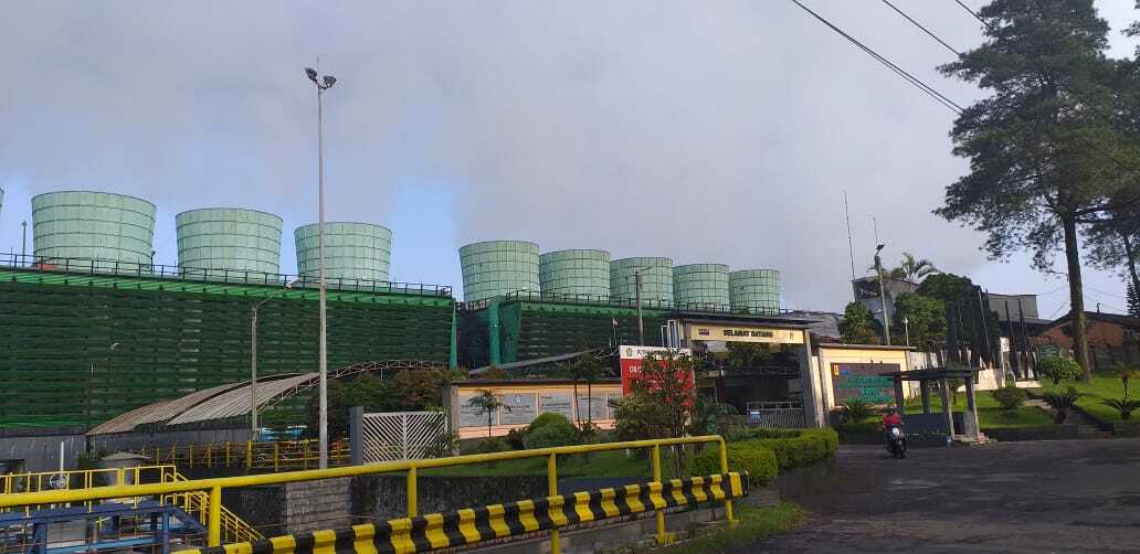  Pembangkit Listrik Tenaga Panas Bumi (PLTP) Kamojang Power Generation O&M Services Unit (POMU) di Kabupaten Bandung, Jawa Barat.