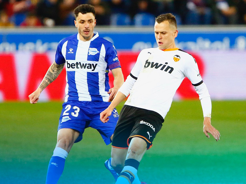 Laga La Liga antara Alaves dan Valencia