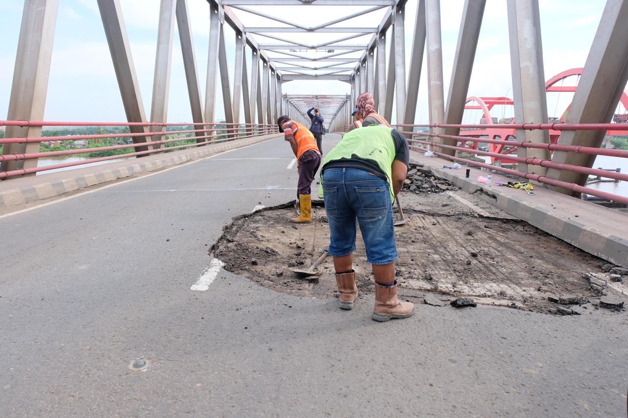 Jembatan Musi II Palembang Ditutup 14 Hari
