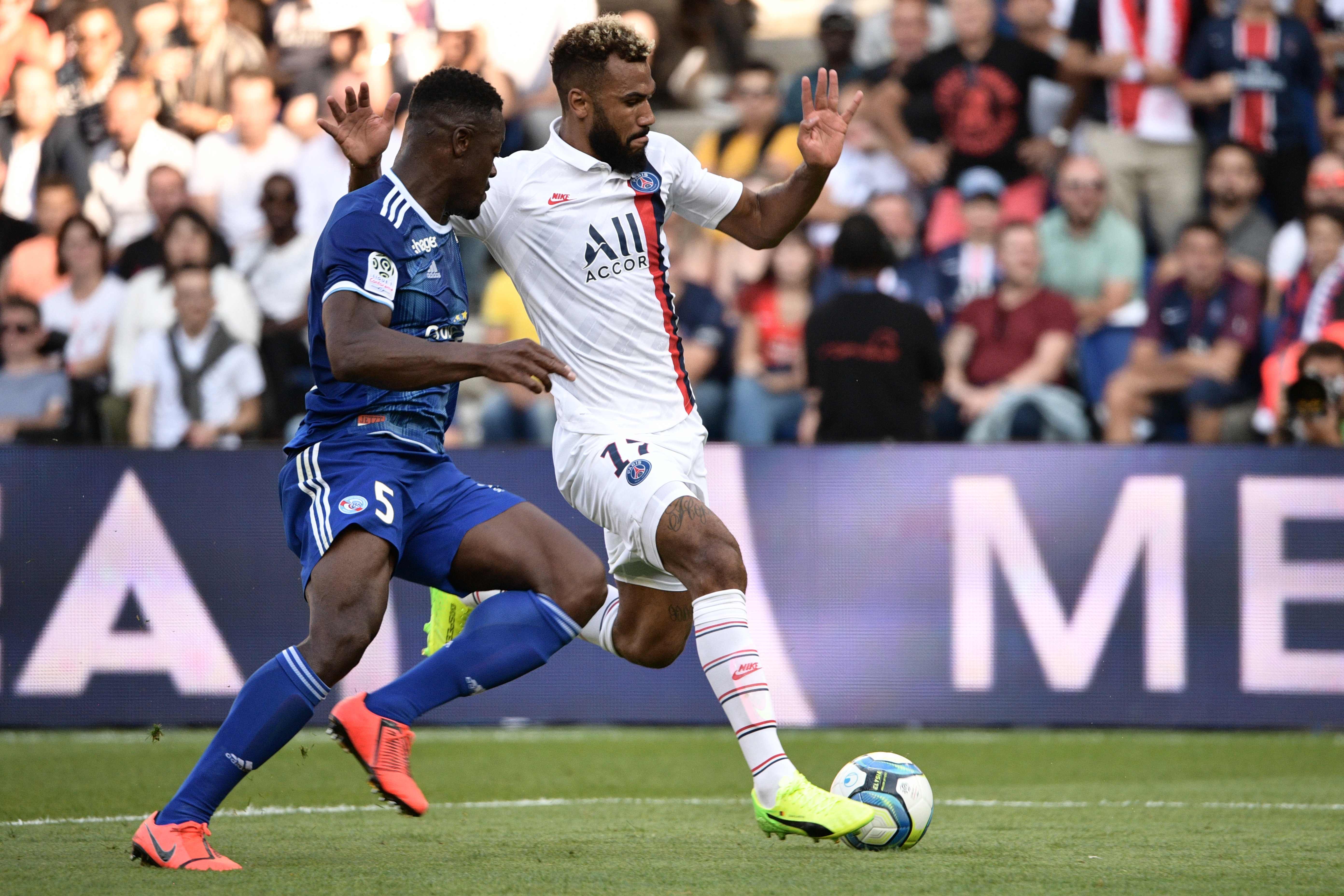 Pertemuan pertama antara PSG dan Strasbourg di Ligue 1, September lalu.