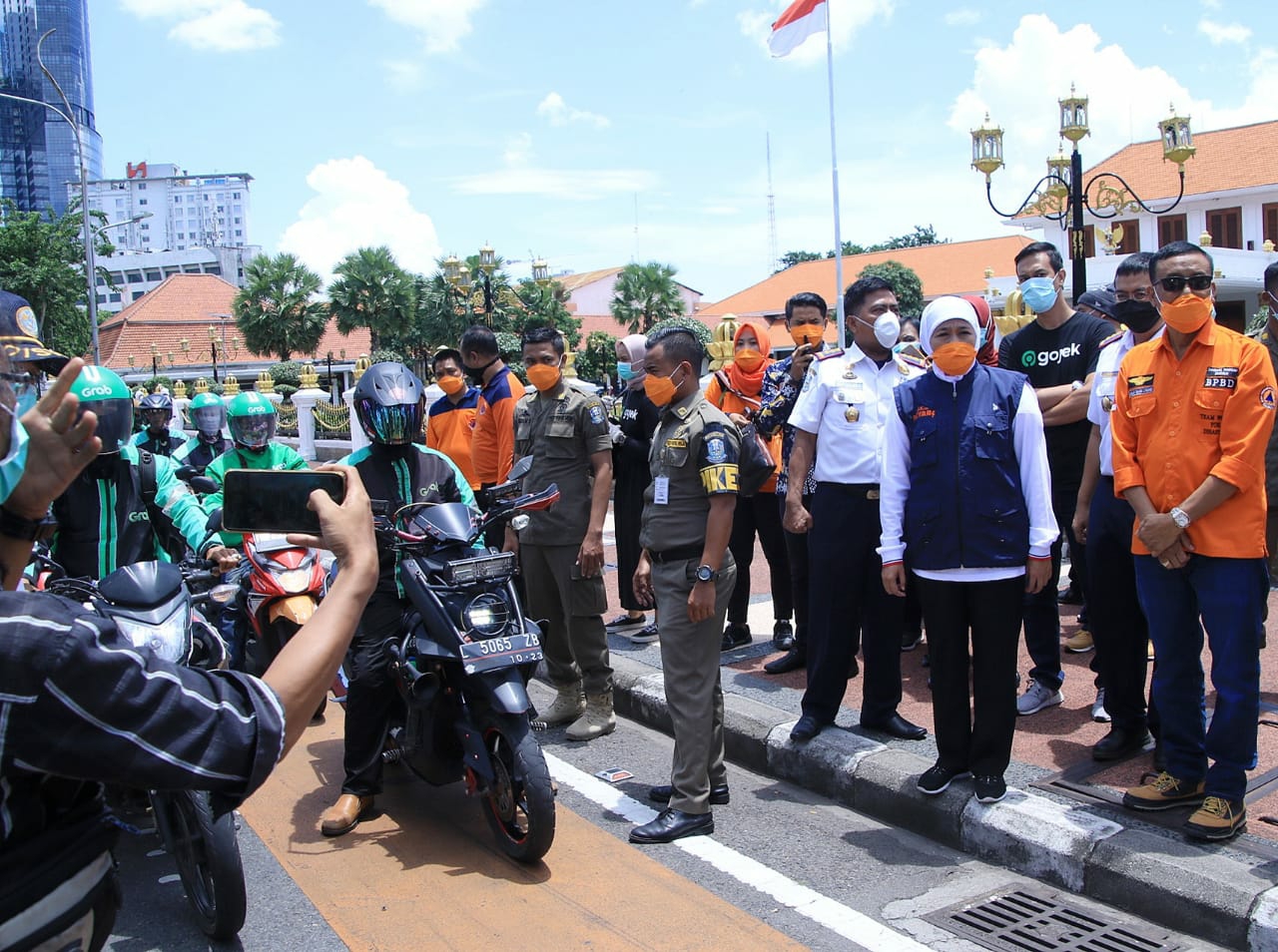 Gubernur Jatim khofifah Indar Parawansa. 