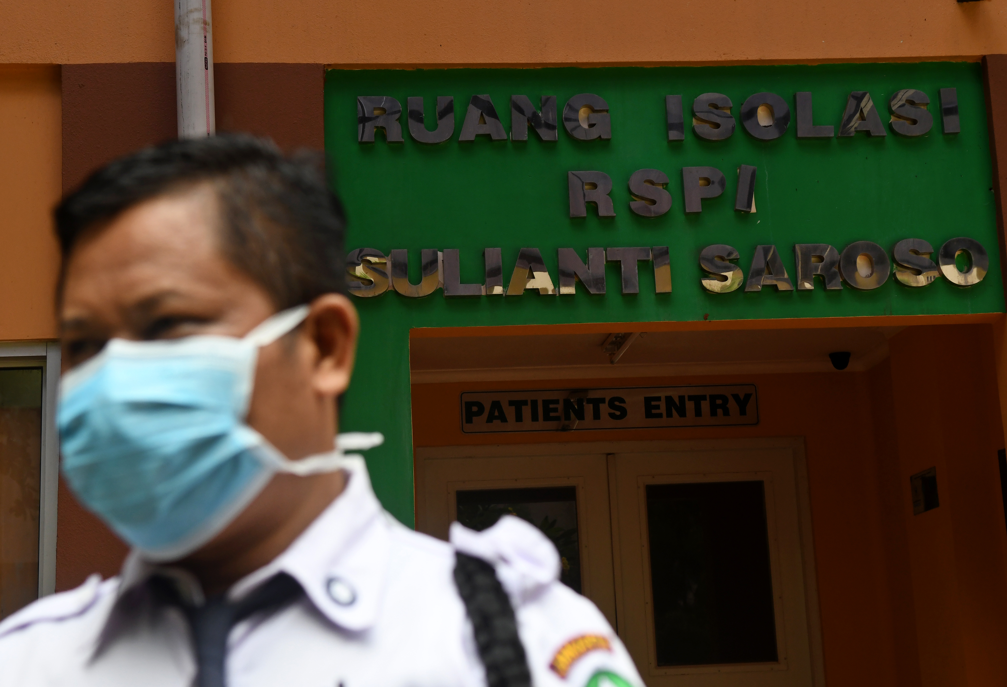 Ruang isolasi di RSPI Suliantoi Saroso yang jadi tempat merawat dua pasien positif virus korona