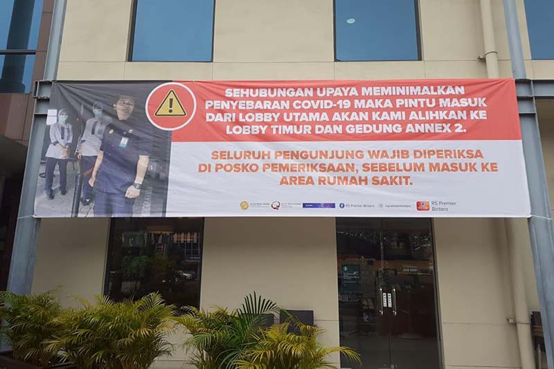 Pengumuman di depan RSPB