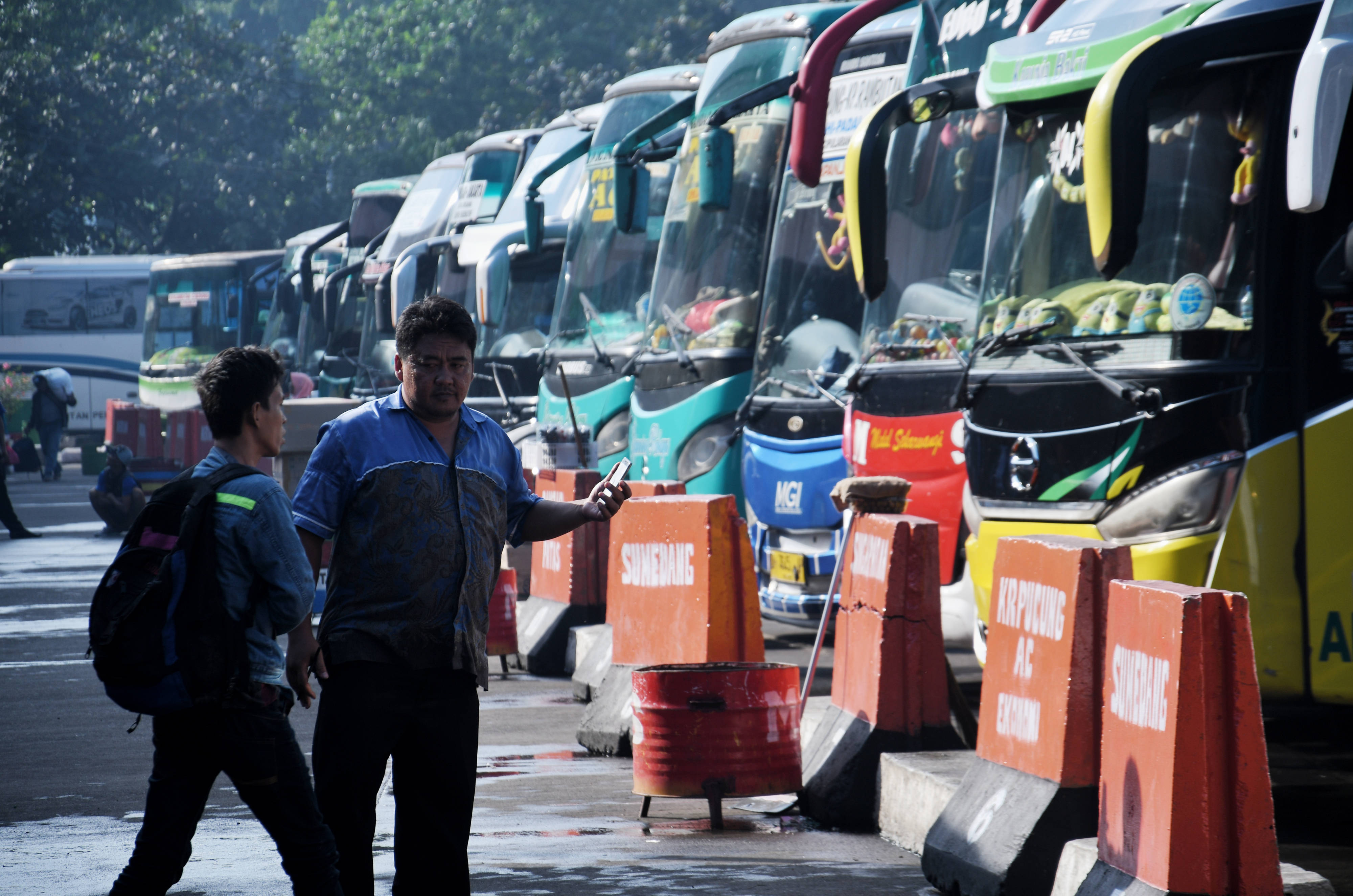Ilustrasi: Situasi di Terminal Kampung Rambutan, Jakarta, Rabu (18/12/2019).