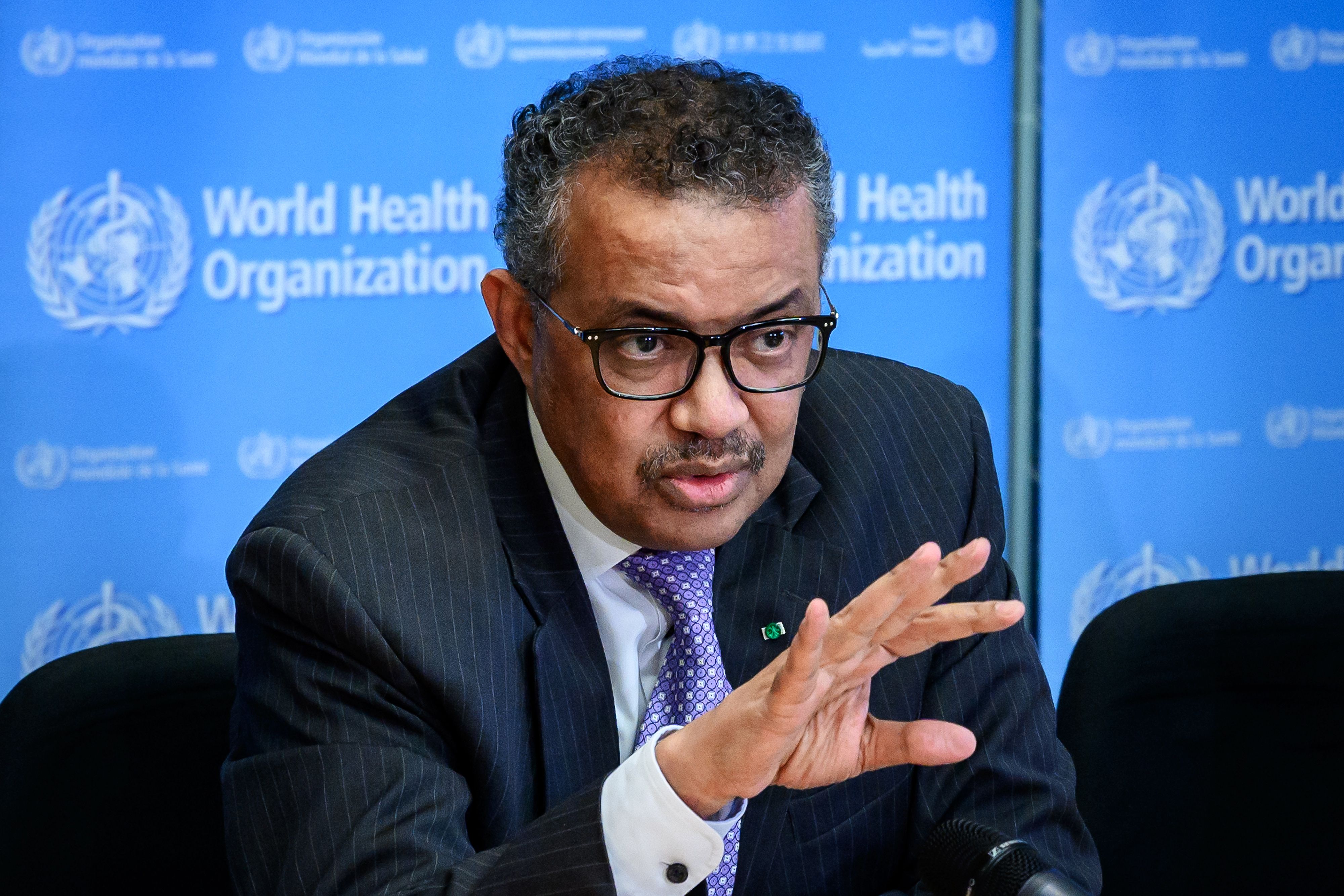 Dirjen WHO Tedros Adhanom Ghebreyesus 
