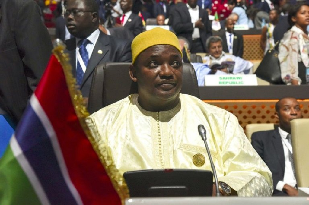 Presiden Gambia Adama Barrow.