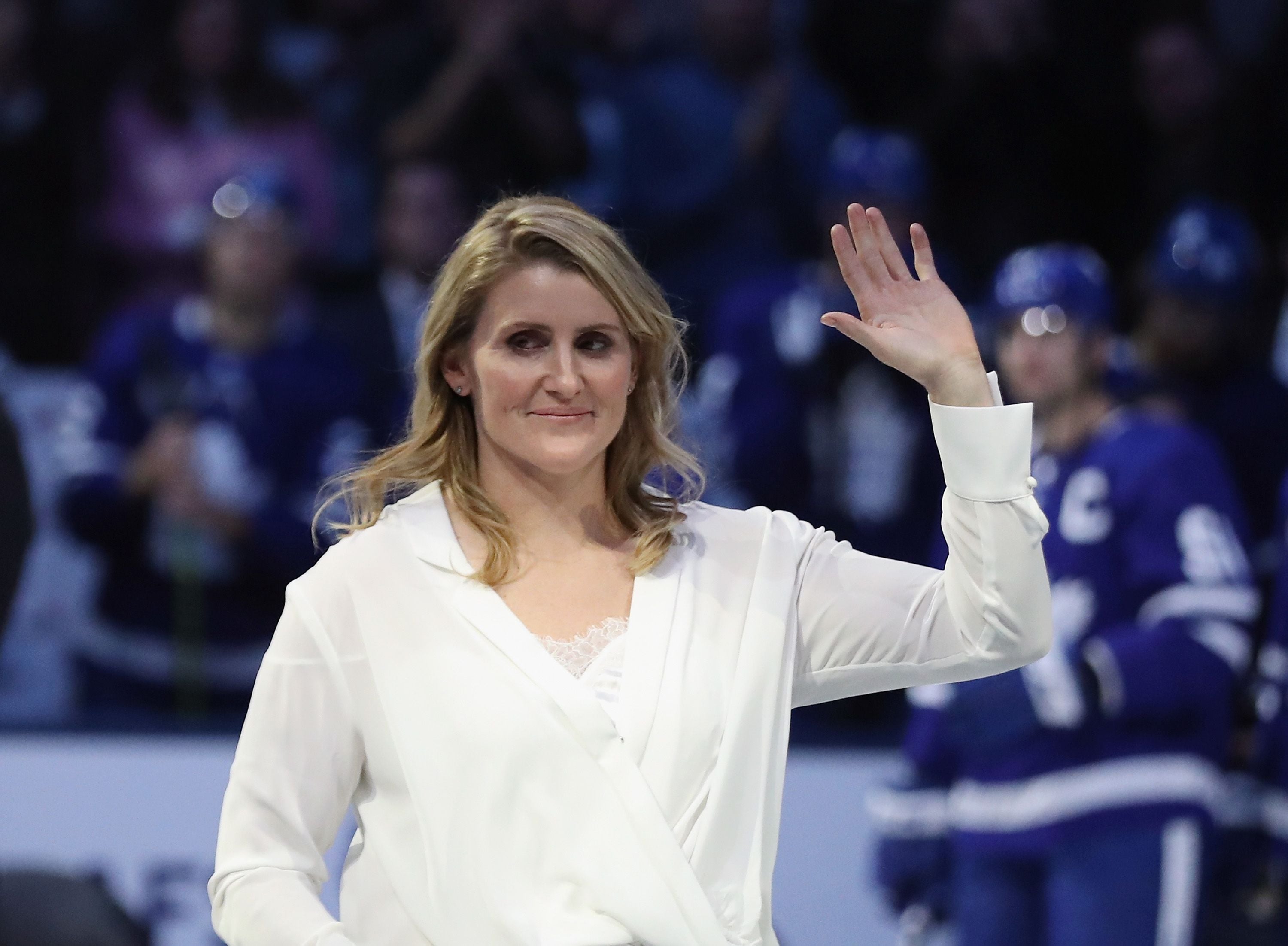 Anggota Komisi Atletik Komite Olimpiade Internasional (IOC), Hayley Wickenheiser.