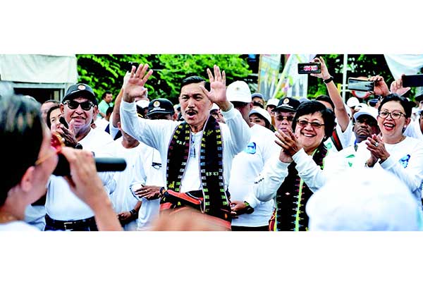 Hari Peduli Sampah Nasional (HPSN) 2020 di Labuan Bajo, Kabupaten Manggarai Barat, kemarin.