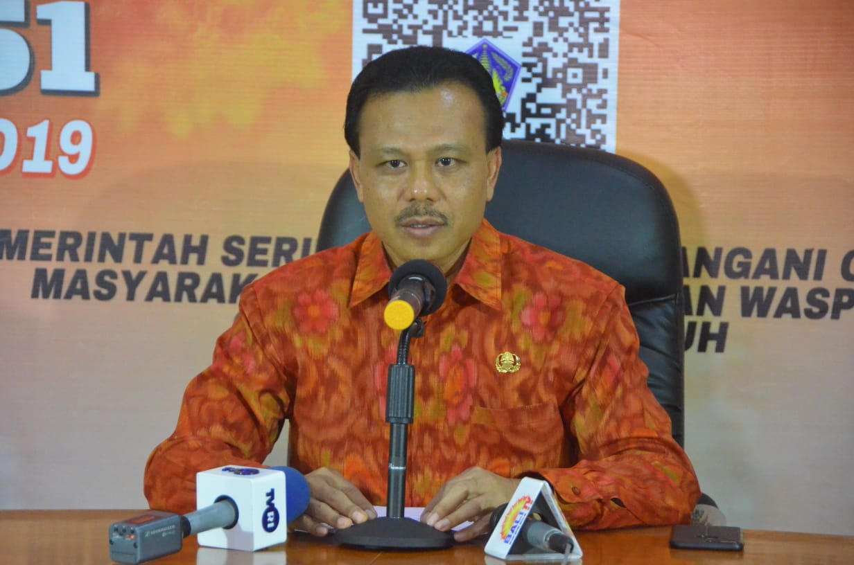 Ketua Satgas Penanggulangan Covid-19 Provinsi Bali Dewa Made Indra