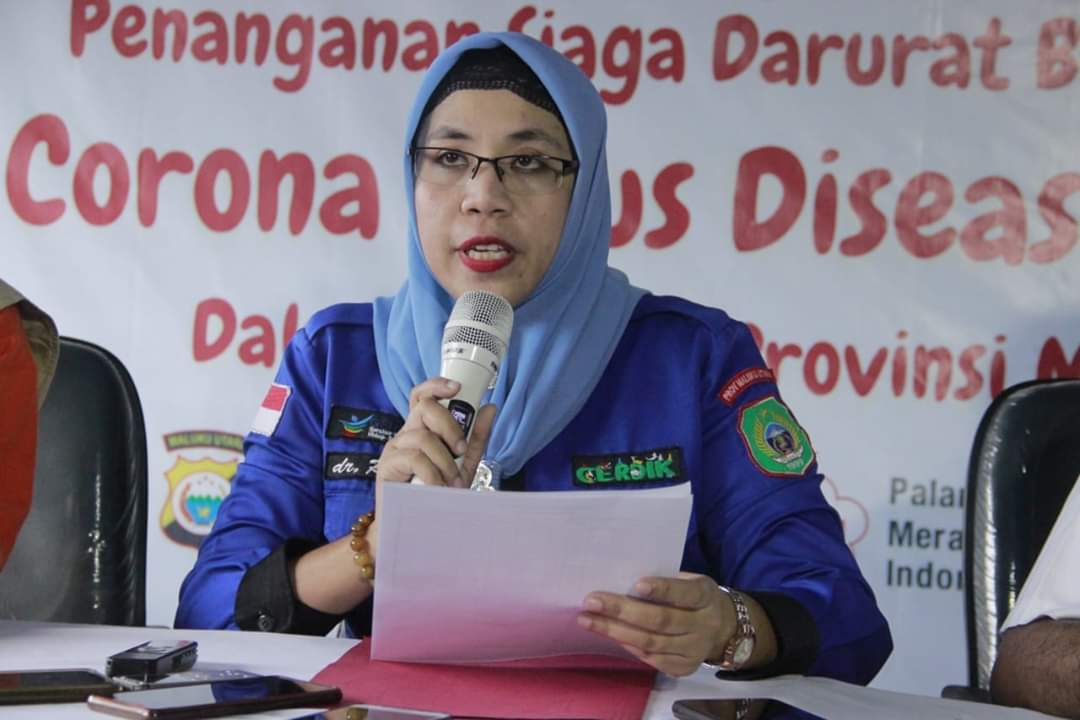 Juru Bicara Satgas Covid 19 Maluku Utara  dr. Rosita Alkatiri