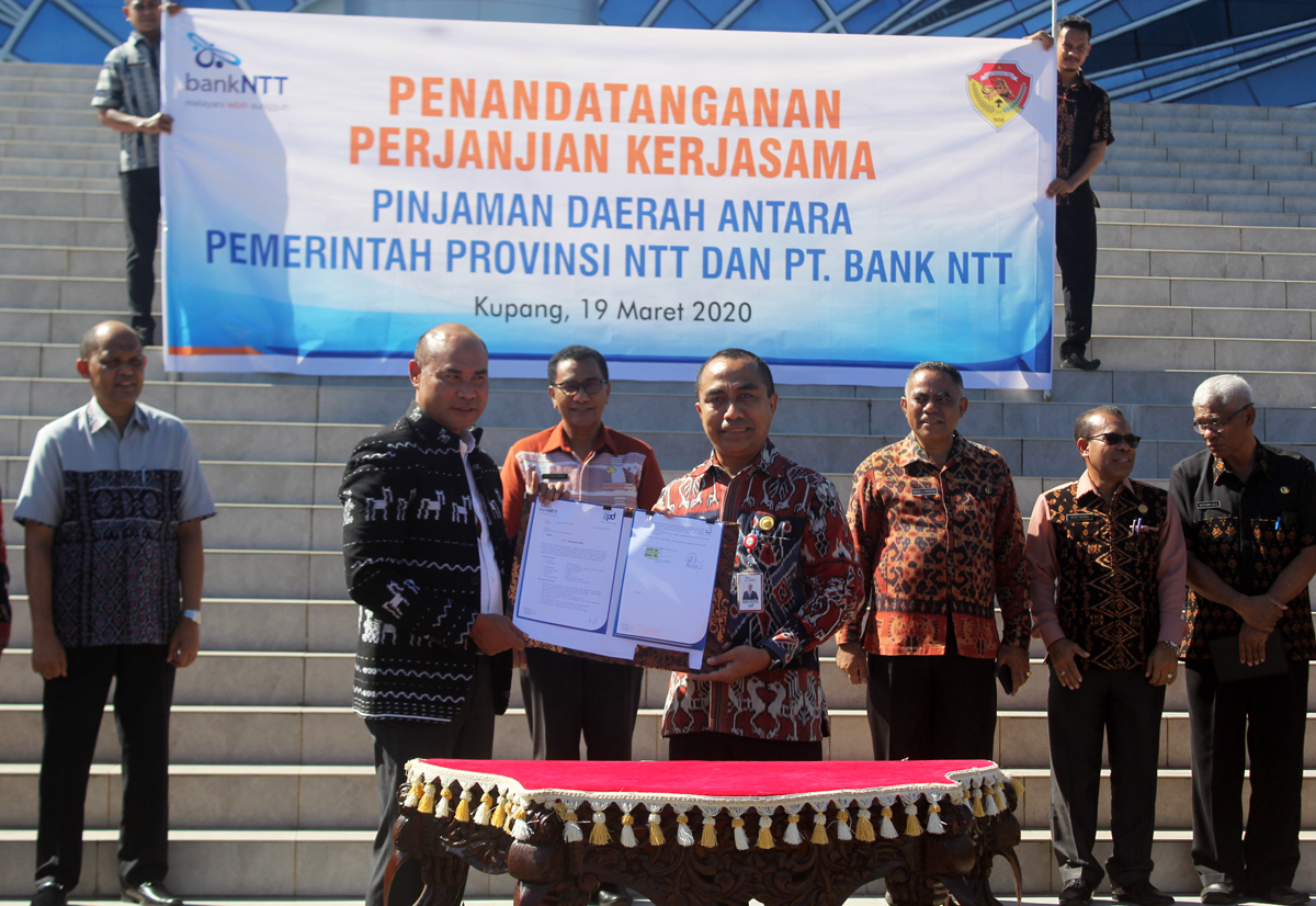 Bank NTT mengucurkan pinjaman sebesar Rp150 miliar ke pemerintah provinsi untuk mendanai pembangunan jalan selama 2020
