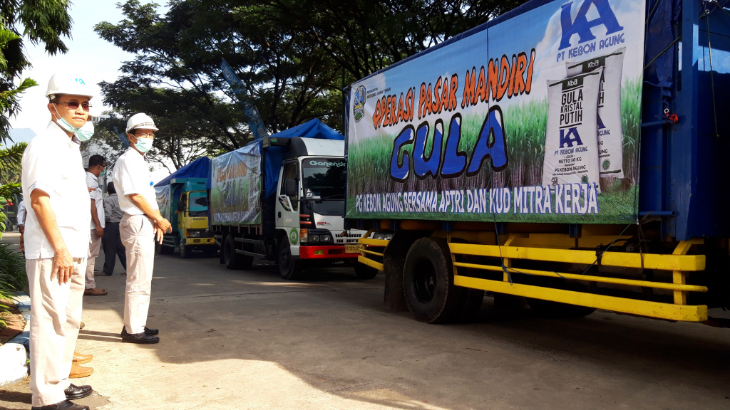 Operasi pasar gula tidak mampu tahan kenaikan harga gula pasir di Kabupaten Malang, Jawa Timur.