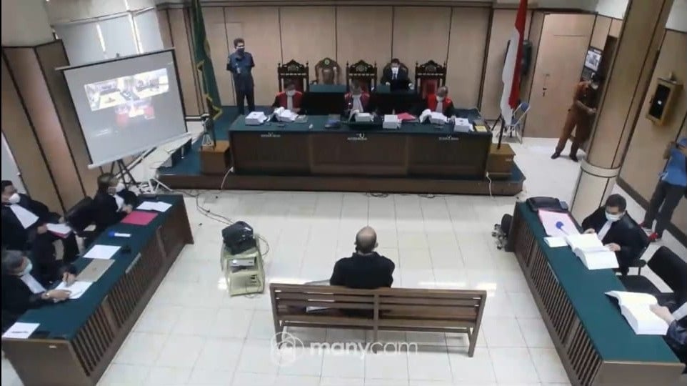 Penyidik KPK Novel Baswedan bersaksi di sidang penyiraman air keras di PN Jakarta Utara.