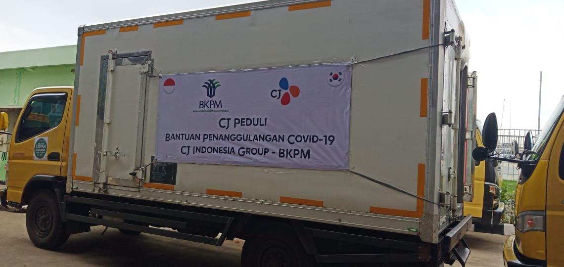 Distribusi bantuan dari CJ Indonesia bersama BKPM