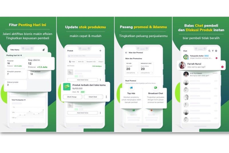 Contoh salah satu inovasi baru dari Tokopedia.