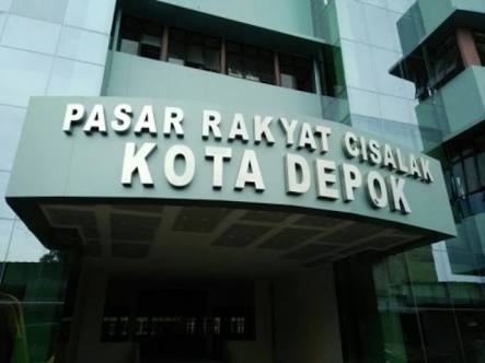 Pasar Cisalak, salah satu dari lima pasar tradsional besar di Kota Depok.