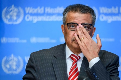 Direktur Jenderal WHO Dr Tedros Adhanom Ghebreyesus