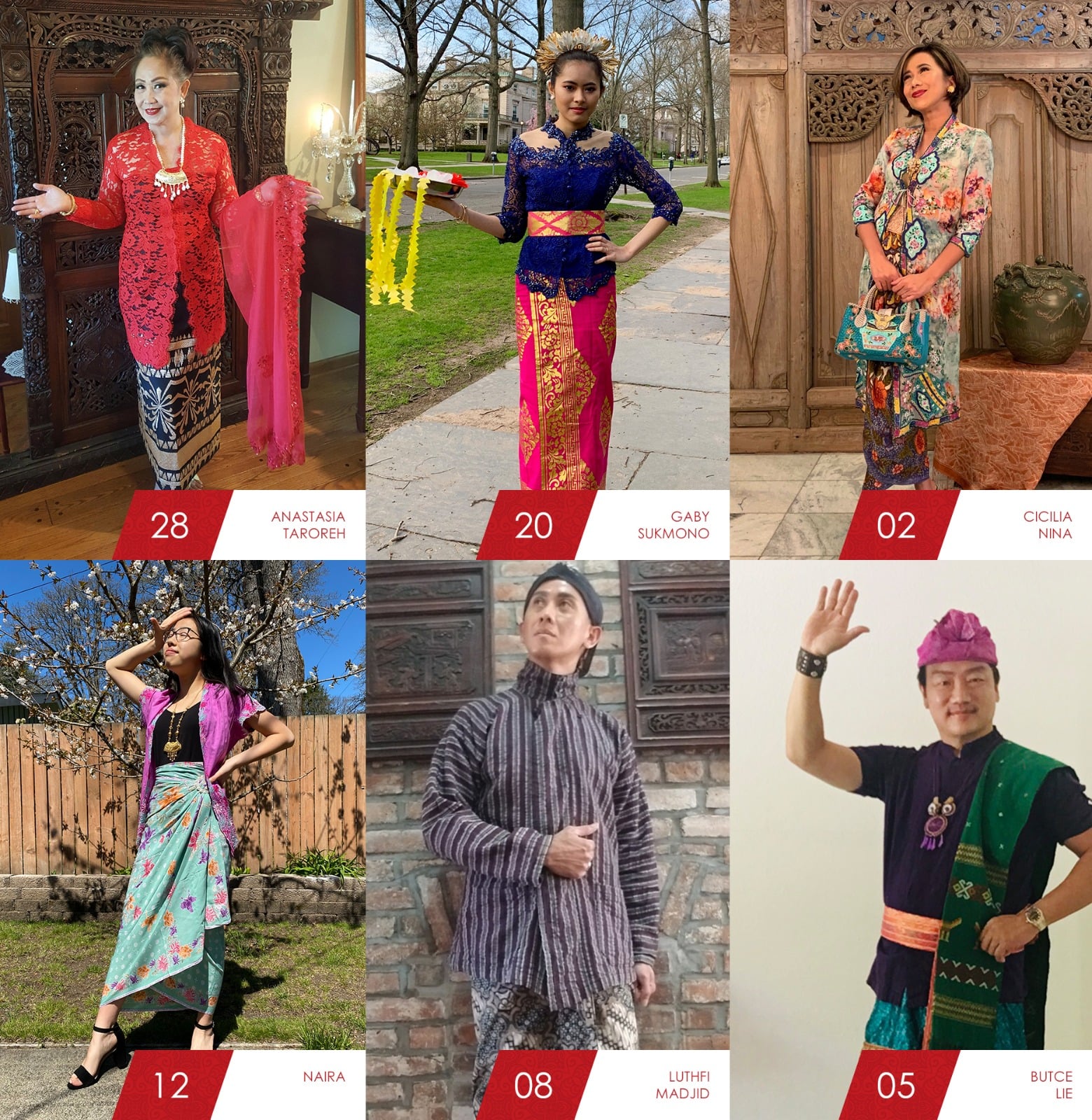 Foto peserta Amerika Berkebaya.